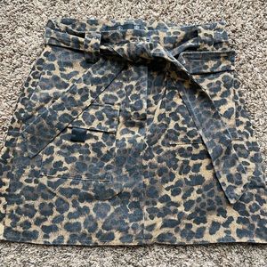 Misguided Cheeta Skirt
